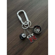 GTR Style Car Ornaments Niche High-End Bag Pendant Metal Keychain