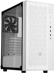 Silverstone SST-FAR1W-G - FARA R1 Tower ATX Computer Case, mesh Front Panel, Tempered Glas Side Panel, White