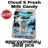 Ready stock Cloud 9 fresh milk flavoured candy 320 pcs 100 pcs 50 pcs