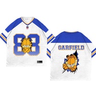 GR APPAREL - Jersey 88 Garfld Animation Oversize Series Sports Numbers V-Neck Full Printing