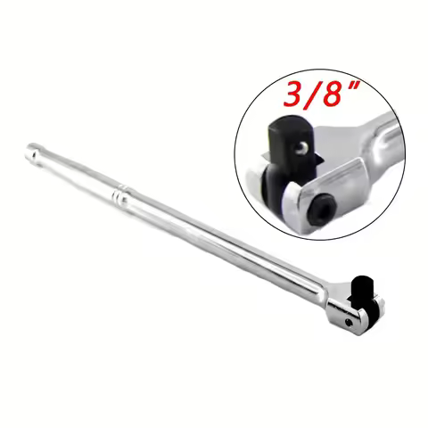3/8 Inch Drive Heavy Duty Breaker Bar Use for Stubborn Nuts and Bolts 15 in./380mm Length