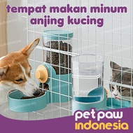 Pet Dispenser For Eating And Drinking Hanging Dog Cat Cage