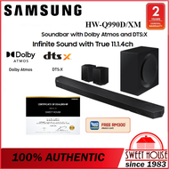 SAMSUNG HW-Q990D/XM 11.1.4ch Q990D Soundbar with Wireless Dolby Atmos [ TO REPLACE HW-Q990C/XM]