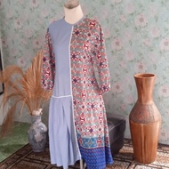 gamis anak kombinasi batik