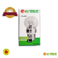 Citrus LED Bulb 3W Clear E27 White LED Bulb 3 Watt PIjar CDL