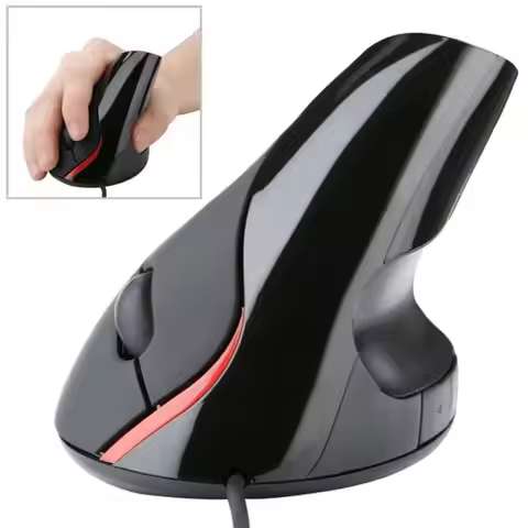 USB Connection Vertical Gaming Mouse Ergonomic Design Optical Sensor Ergonomic Mouse Vertical Shape 