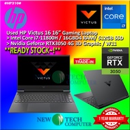 #HP310 USED HP VICTUS 16 intel i7-11800H 16GBD4 512GB SSD Nvidia RTX3050 RTX 3050 Gaming Laptop 4060