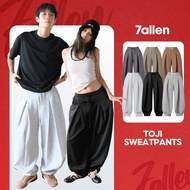 7allen Pleated Sweat Pants, Toji Pants, Jogger Pants Men, Baggy Sweatpants, Loose Pants