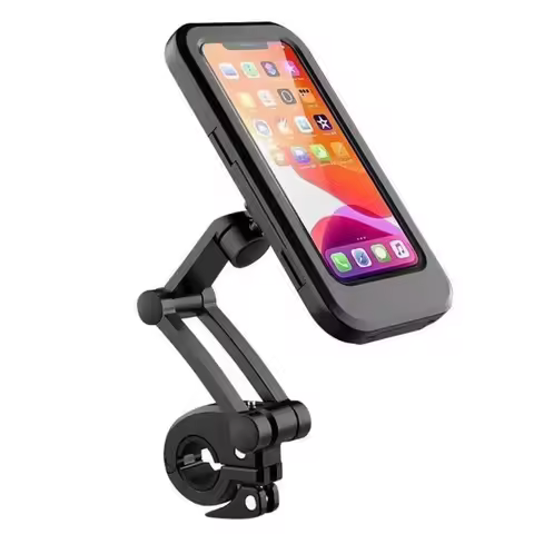 Motorcycle Bike Waterproof Phone Mount 360° Swivel Adjustable GPS Holder Universal for Cellphones Na
