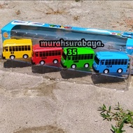 Mainan Bus Tayo 2088 4 Pull Back Isi 4 Pcs I Mainan Anak Mobil Mobilan Bus Tayo 1Set Isi 4 Pcs Bus