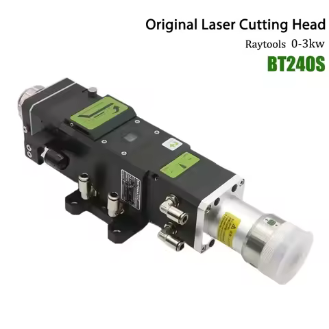 Raytools Fiber Laser Cutting Head BT240S 0-3KW CNC Laser Head for Metal Cutting Manual Focusing QBH