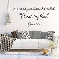 The World Truth bible Quote is god removable vinyl Home Decals Wall Stickers christian family bless pray Words Mural Hot