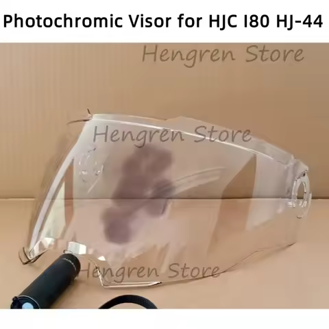 Photochromic Visor for HJC I80 HJ-44 hj44 Shield Lens Glass Windshield Viewfinder Screen Replacement