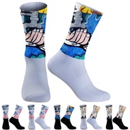 Cycling 2024 New Summer Cycling Socks Outdoor Bike Compression Sport Socks Bicycle Socks