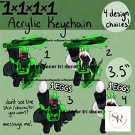 Forsaken Acrylic Key Chain 1x1x1 3.5 inch