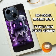 HP (RC6) Case Tecno Spark Go1hp/Cool Men's Motif Tecno Spark Go1 hologram Case Tecno Spark Go1/case 