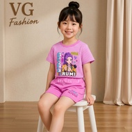 Huntrix Rumi Comfortable Rumi Girls' T-Shirt Set Ages 1-8 Years