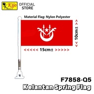 KIJO Kelantan Spring Flag Bendera Spring Kelantan Negeri-F7858 Q5