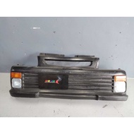 Kancil front bumper with signal 1set & Fog lamp 1set Material fiber glass Design mira L500 Year 1994