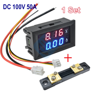 โวลต์มิเตอร์ แอมป์มิเตอร์ กระแสตรง DC 100V 10A 50A