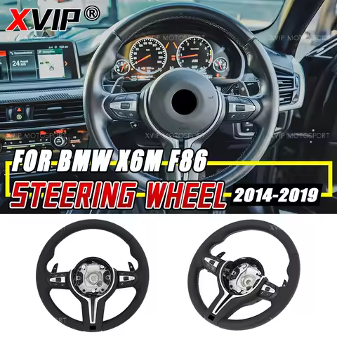 XVIP Nappa Leather Steering Wheel Without Airbag For BMW X6M F86 13-18 F20 F21 F30 F31 F34 GT F32 F3