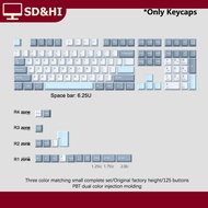 SD&HI 126 Phím Đôi Bắn Keycap Pbt Anh Đào Trò Chơi Cơ Khí Bàn Phím Cho MX Chuyển Đổi Keycap Gmk67 Gm
