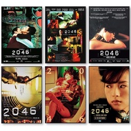 Classic Movie "2046" 1997 Tony Leung Kawaii Series Canvas Painting, Vintage Wall Art Photo, Retro Ho