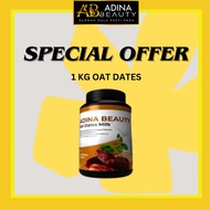 (PREORDER) 𝘾𝙤𝙢𝙗𝙤 Adina Beauty HQ Susu Kurma Oat 1KG Untuk Kesihatan Dalaman