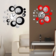 Acrylic Clock Design Mirror Effect Mural Wall Sticker Fashion Home Decor Craft