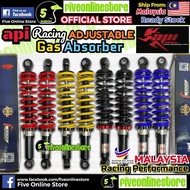 API Racing & MC Adjustable Gas Absorber 330MM 340MM 270MM EX5 DREAM WAVE 100 110 125 KRISS RXZ DASH 