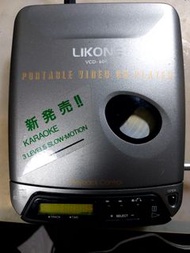 LIKONE VCD-60K 日本製造。正常可以用，VCD/CD播放器。也可以順豐到付。