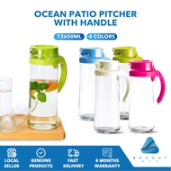 Ocean Patio Pitcher with Handle 1265ml Creative Design Durable and Practical Effortlessly Stylish El
