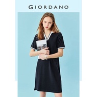 KEMEJA Giordano ORIGINAL Short Sleeve Shirt Dress