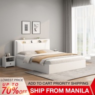Economical bedroom furniture bed solid wood bed frame bed frame large bedroom furniture simple solid