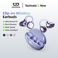 GOOJODOQ J235 In-ear clip-on headphones bluetooth 5.3 with smart Voice assistant More comfortable to