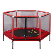 Child Jumping Trampoline Safety Indoor Playground Game Exercise