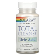 Solaray Total Cleanse Uric Acid, 60 Vegetarian Capsules