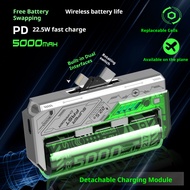 【CCC】 Capsule charger 22.5W 21700 battery charging capsule power bank multifunctional battery power 