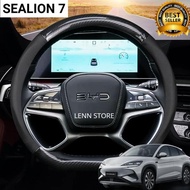 BYD SEALION 7 Carbon Car Steering Wheel Cover 2025 2026 Premium Sporty Look