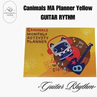 Stationery Lejen - Canimals MA Planner Yellow GUITAR RYTHM