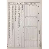 Reconciliation Book/Resume Sheet/Staff Divorce Application Book/Divorce Agreement Book (Reconciliati