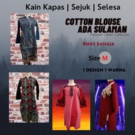 Cotton Blouse Dengan Sulaman