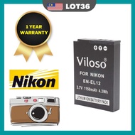 Proocam Camera Rechargeable Battery for Nikon Colpix S9300 Camera (En-El12) A