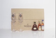 酒版 Hennessy XO,VSOP,Classique X Riedel 50ml Box Set S