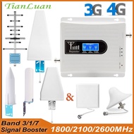 Tri Band 3 DCS 1800MHz Band 7 LTE 2600MHz Band 1 UMTS W-CDMA 2100MHz 2G 3G 4G Network Booster / Repe