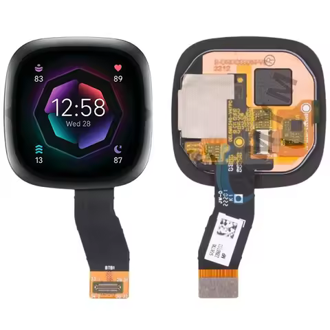 For Fitbit Sense 2 LCD Display Touch Screen Accessory Repair Replacement Compatible with Fitbit Sens