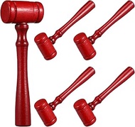 SAFIGLE Gavel 5pcs Hammer Auction Gavels Rose Myers Justice Hammergavel Accessory Play Amy Law Offic
