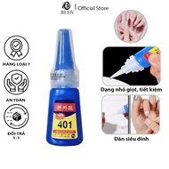 401 glue, nail glue, super strong, super durable, blue - Capacity 20 grams