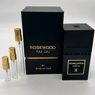 10ml Arabian Oud Rosewood Perfume Decant Traveller Cambodia Rose Gaharu Agarwood