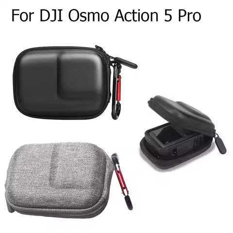 Carrying Storage Bag for DJI Osmo Action 5 Pro Portable Mini Box Sport Camera Waterproof Protective 